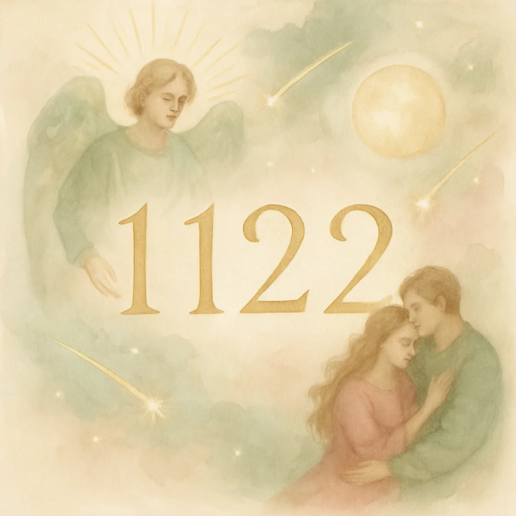 Illustration for angel number 1122