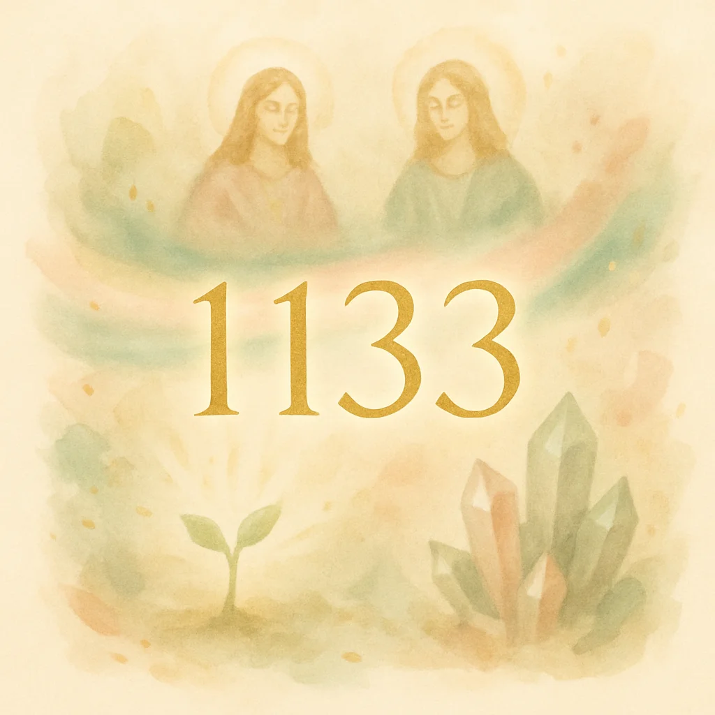Illustration for angel number 1133