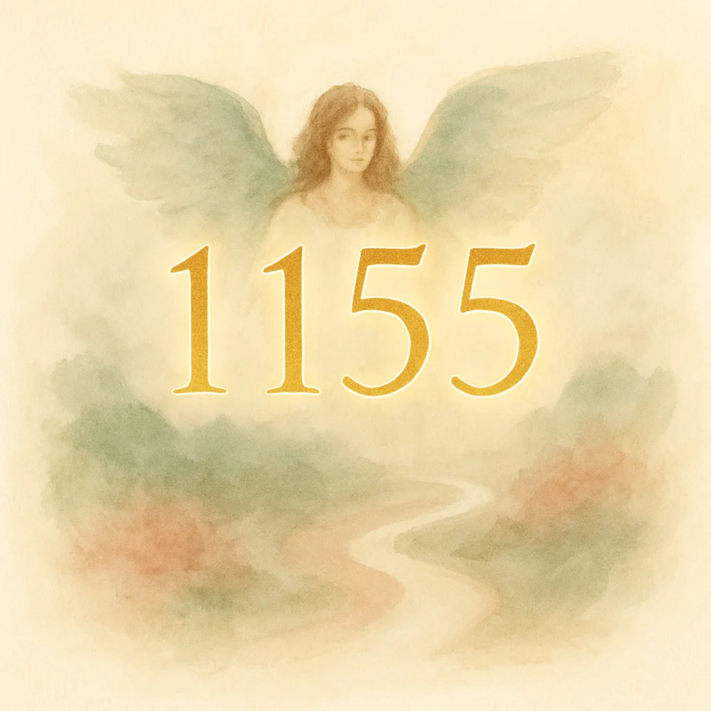 Illustration for angel number 1155