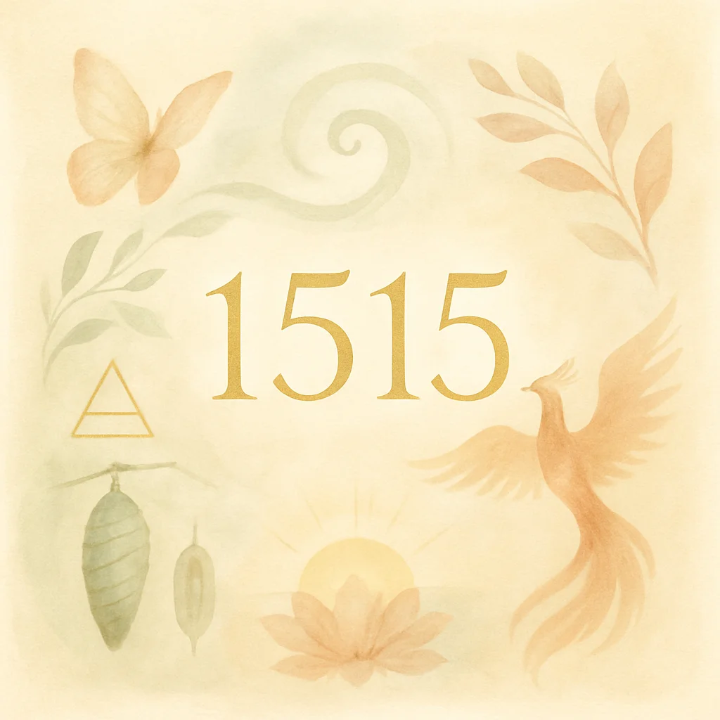 Illustration for angel number 1515