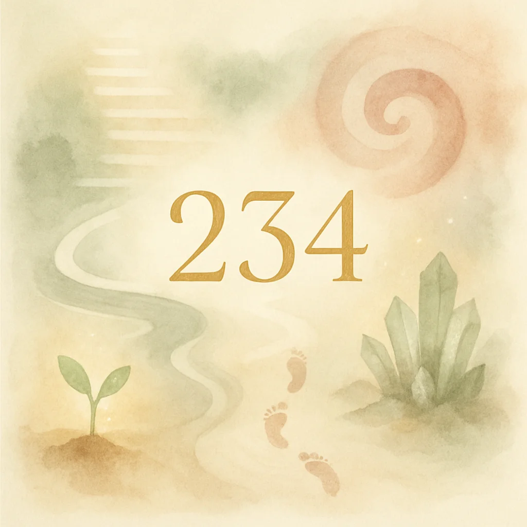 Illustration for angel number 234