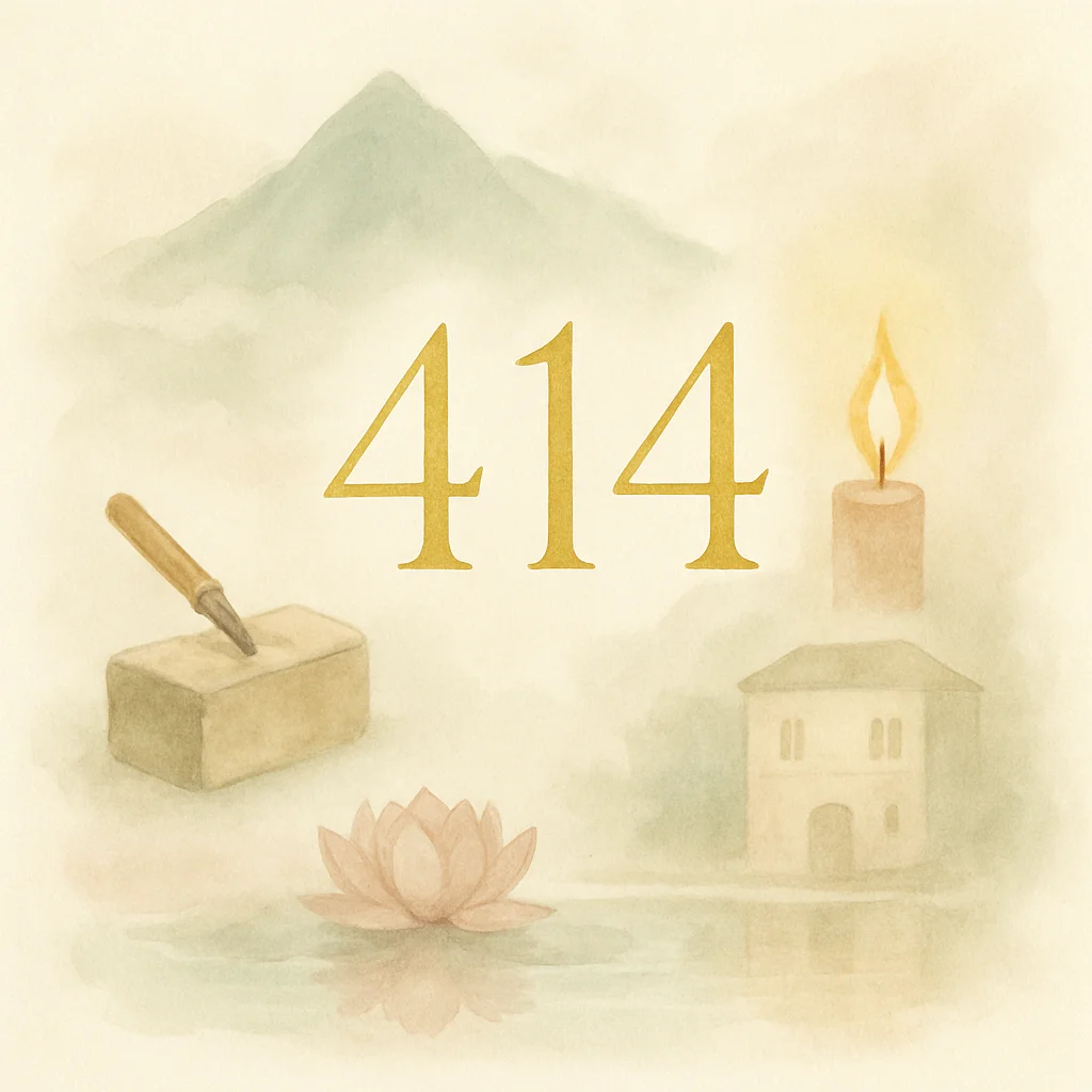 Illustration for angel number 414