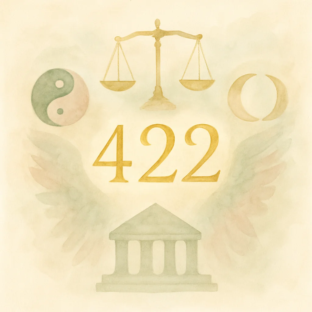 Illustration for angel number 422