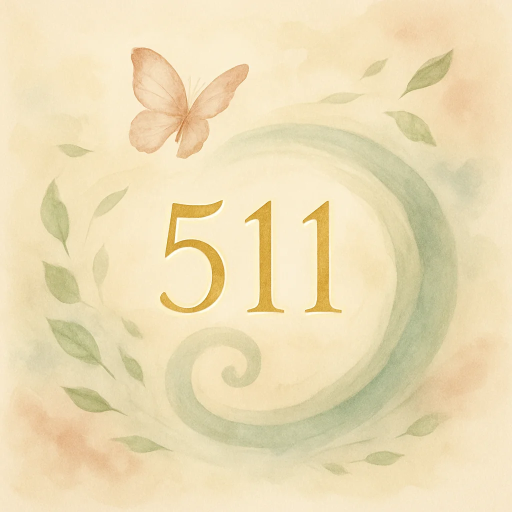 Illustration for angel number 511