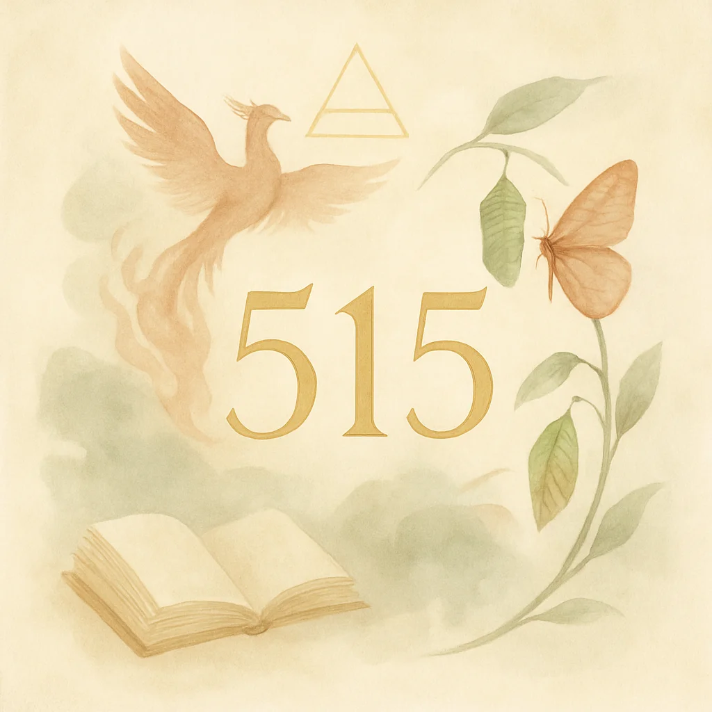 Illustration for angel number 515
