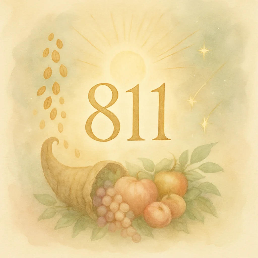 Illustration for angel number 811