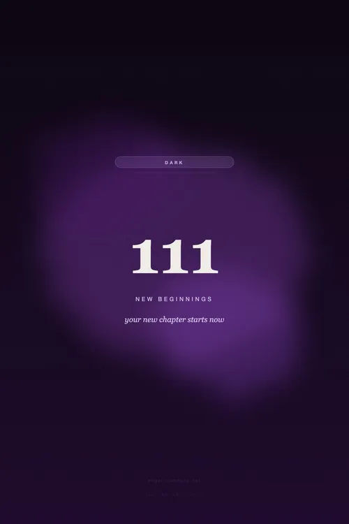 111 angel number wallpaper