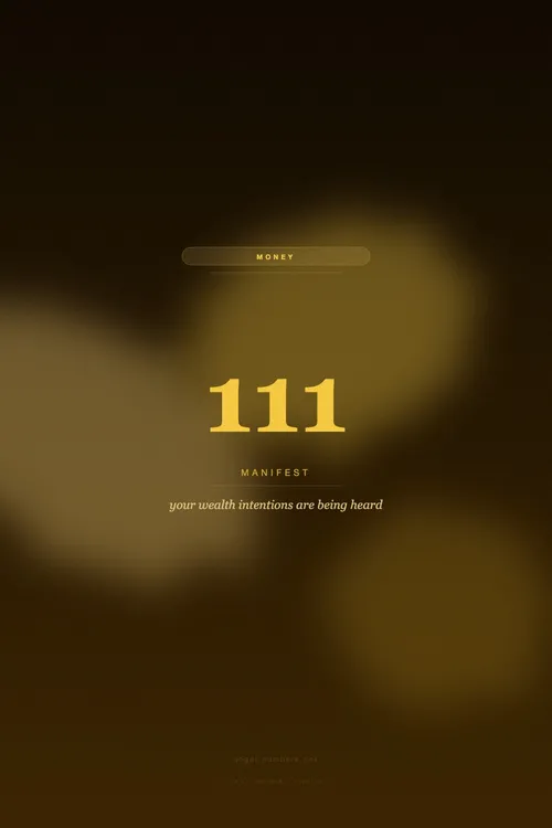 111 angel number wallpaper