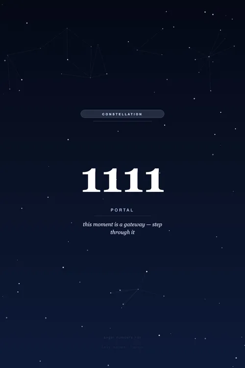 1111 angel number wallpaper