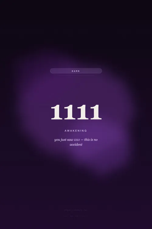 1111 angel number wallpaper