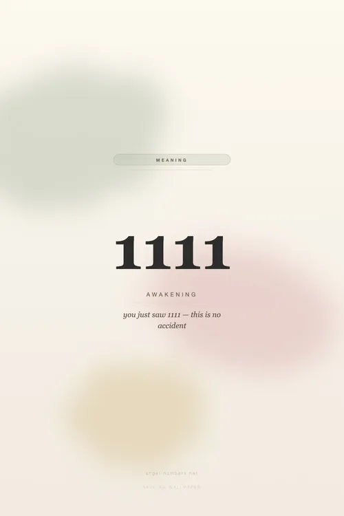 1111 angel number wallpaper