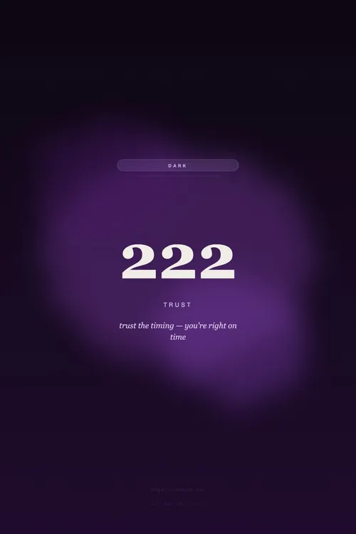 222 angel number wallpaper