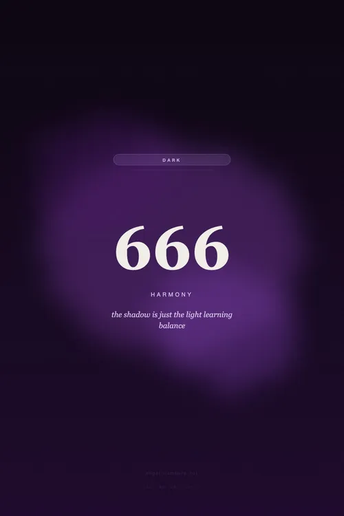 666 angel number wallpaper