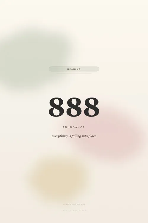 888 angel number wallpaper
